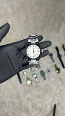 TRUE WORTH Silver Dial Quartz Watch – Timeless Everyday Elegance