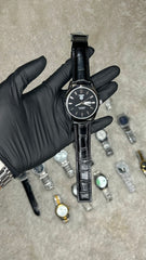 Classic Black Dial Automatic-Style Watch – Timeless & Sophisticated