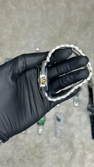 Rolex Datejust Two-Tone Automatic Watch – Black Dial with Diamond Markers