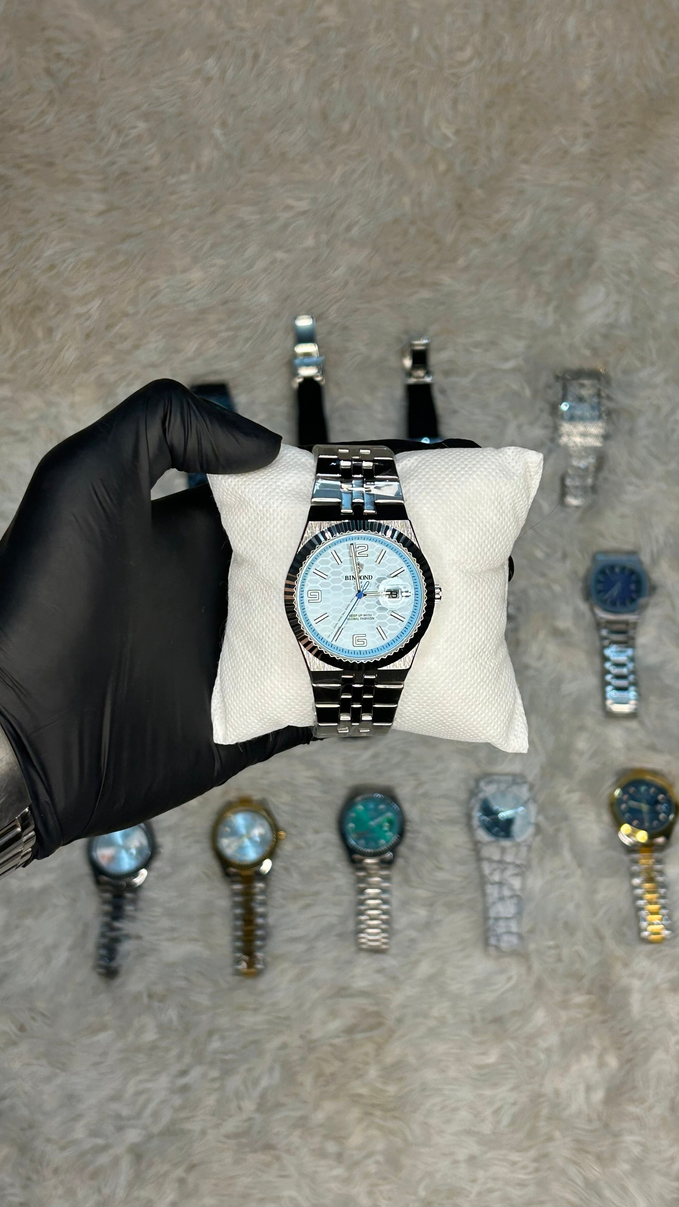 BIAMOND Silver Dial Luxury Watch – Premium Style &amp; Precision